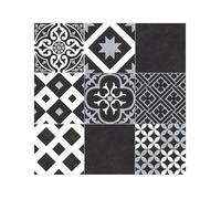 Sol Vinyle effet Carreaux noir et blanc - 3m x 2m