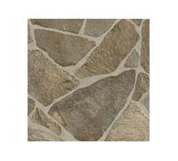 Sol Vinyle First - Effet pierre beige - Rouleau de 3m x 4m