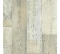 Sol Vinyle First - Imitation parquet Vintage Blanchi - Rouleau de 2m x 4m