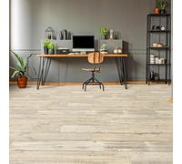 Sol Vinyle Link - Imitation parquet Bois Peint Vieilli - Rouleau de 2m x 4m