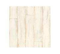 Sol vinyle Textile - effet parquet bois peint crème - 4m x 2m