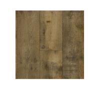 Sol Vinyle Textile effet parquet chêne brun - Rouleau de 4m x 3m