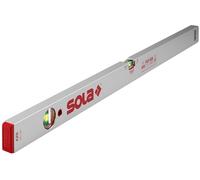Sola Niveau à bulle AZB 60 1010801, profilé tubulaire, 60 cm, rouge, précision 0,5 mm/m