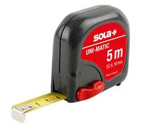 Sola 50012601 Mètre à Ruban Uni-Matic UM 5, Rouge/noir, 5 m
