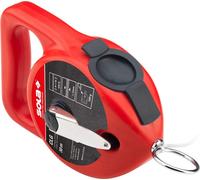 SOLA CLG - Ficelle de cordeau à tracer avec 30 mètres de cordeau à tracer pour un marquage facile I Boîte extra grande et robuste I Appareil de cordeau à tracer avec grande ouverture de remplissage