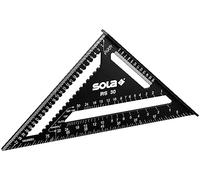 Sola Équerre de charpentier RS 30-5 en 1 – Robuste aluminium, butée 30 cm, multifonction