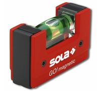 Sola Niveau à bulle en aluminium et plastique GO! - 6,8 cm