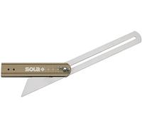 Sola Équerre ajustable VSTG 300 – 300 mm, acier inoxydable, graduation des angles