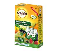 SOLABIOL Anti-Araignées Rouges & Jaunes - 25L de Solution - 100ml | Action Rapide - Effets Visibles en 3h - Efficace sur Plusieurs Cultures - Utilisable en Agriculture Biologique - SOLIARA100