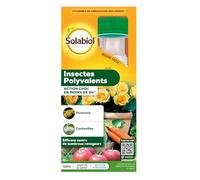 SOLABIOL Anti Insectes Polyvalents - Action Rapide - Effets Visibles En 3h - 100ml - Pucerons Cochenilles Aleurodes - Utilisable En Agriculture Biologique SOLIPOLY100N