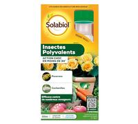 SOLABIOL Anti Insectes Polyvalents - Action Rapide - Effets Visibles En 3h - 200ml - Pucerons Cochenilles Aleurodes - Utilisable En Agriculture Biologique SOLIPOLY200N