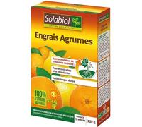 Solabiol Engrais agrumes SOAGY750, 750 g, utilisable en agriculture biologique, marron