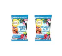 SOLABIOL Engrais Bleu Universel - Croissance Rapide - Jusqu'à 100m² - 2x4Kg | Nutrition Longue Durée - Renforce la Résistance à la Sécheresse - Utilisable en Agriculture Biologique - SOBLEU4X2