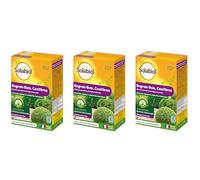 SOLABIOL Engrais Buis - Conifères & Arbustes d'ornement - 3x1,5Kg - Jusqu'à 30 Pieds - Pour Des Arbres & Arbustes Vigoureux - Utilisable En Agriculture Biologique