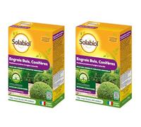 SOLABIOL Engrais Conifères et Arbustes d'ornement - 1,5 Kg - 100% Organique - Action Longue Durée SOCONY15 (Lot de 2)