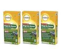 SOLABIOL Engrais Gazon 4 en 1 - Jusqu'à 750m² - 30Kg