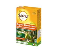 Solabiol Engrais Oliviers, Figuiers & Plantes méditerranéennes 750 g - Jusqu'à 15 arbres - Bio