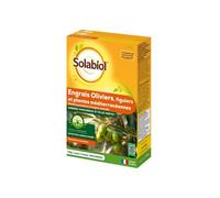 Solabiol Engrais Oliviers, Figuiers & Plantes méditerranéennes 750 g - Jusqu'à 15 arbres - Bio