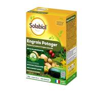 SOLABIOL Engrais Potager - 1,5Kg - Jusqu'à 30m² - Nutrition Longue Durée - Efficace Pour Tous Les Légumes - Bonifie Le Sol - Utilisable En Agriculture Biologique SOPOTY15