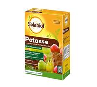 Solabiol Engrais Potasse - 1,5Kg - Jusqu'à 30m² - Améliore La Fructification - Facile A Épandre - pour Toutes Les Cultures - Utilisable en Agriculture Biologique SOPAS15G10N