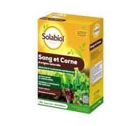 SOLABIOL Engrais Sang & Corne - Jusqu'à 35m² - 1,5kg | Effet Rapide (sang) & Longue Durée (corne) - Facile à Épandre - Utilisable en Agriculture Biologique - SOMIX15G10N