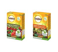 SOLABIOL Engrais Tomates & Légumes Du Soleil & Engrais Fraisiers & Petits Fruits - Nutrition Longue Durée - Stimulateur De Croissance - Utilisable En Agriculture Biologique