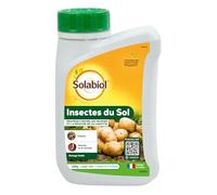 SOLABIOL Insectes du Sol - Granulés - Jusqu'à 125m² - 600g | A Épandre - Dosage Facile - Taupins & Mouches de la Carotte - Utilisable en Agriculture Biologique - SOSOL600N