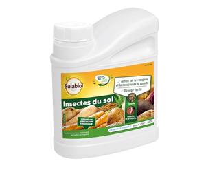 SOLABIOL Insectes du Sol - Granulés - Jusqu'à 125m² - 600g | A Épandre - Dosage Facile - Taupins & Mouches de la Carotte - Utilisable en Agriculture Biologique - SOSOL600