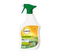 SOLABIOL Lécithine de Soja - Spray Prêt à l'emploi - Lutte Contre Les Maladies - Utilisable sur Laitue, Tomate, Pomme de Terre - 1L - Protège Vos Cultures - SOLECIPAL1