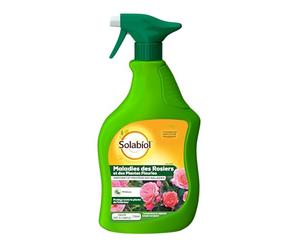 SOLABIOL Maladie Des Rosiers & Plantes Fleuries - Pulvérisateur - Prêt A L'emploi - 750ml - Traitement Systémique - Stimule Les Défenses Naturelles De La Plante SOMALPAL750