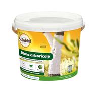 Solabiol Protection des Arbres Blanc Arboricole - Seau 3L - Barrière Physique Contre Les parasites, des Champignons, mousses - 6 à 9 Arbres SOBLANC3