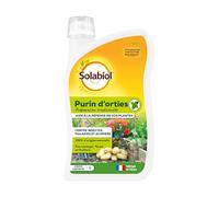 Solabiol Purin d'orties concentré – Anti-pucerons, utilisable en agriculture biologique – Bidon 1 L