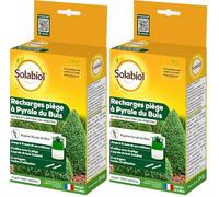 SOLABIOL Recharge Piège à Pyrale du buis - Etui 2 Seringues - Lutte Contre Les Papillons Mâles - Surveillance 6 Mois Pour 180m2 SORECBUISN (Lot de 2)
