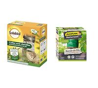 SOLABIOL SOCOPRO Piège à chenilles processionnaires du pin | Kit Complet avec Collier réglable, Diamètre 55 cm & ALGOFLASH NATURASOL Bande de Glu, Piège les insectes rampants, 5 m, BIOGLU5A