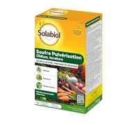 SOLABIOL Souffre Pulvérisation - 750g - 100L De Solution - Double Action Préventive & Curative - Efficace Contre Les Maladies - Tâches Noires Du Rosier Tavelure Des fruits Oïdium SOPUL750