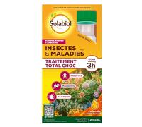SOLABIOL Traitement Insectes & Maladies - Bidon Auto Doseur - 200ml