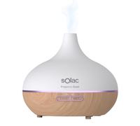 Solac - Humidificateur & Diffuseur d’Arômes 10W | Réservoir 300 ml | LED 7 couleurs | Minuteur 10 h | 2 niveaux de vapeur | Ultra silencieux | Pour pièces jusqu’à 15 m², Bleu