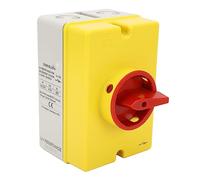 Solaire AC isolateur Interrupteur Sectionneur, AC 415V 25A 4P ON OFF Interrupteur d'isolation rotatif Commutateur Rotatif Commutateur De Transfert pour Système Solaire Photovoltaïque