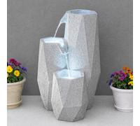 Festive Lights Fontaine solaire blanche en cascade LED, SL122