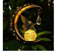 Solaire Exterieur Jardin, Fée Decoration Jardin Exterieur - Lampe De Sol Décorative en Métal Imperméable pour Le Patio, La Cour