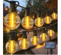 Solaire Guirlande Exterieur Lumineuse LED 7M Guinguette Solaires Lumineuse IP65 Imperméable Lampe Extérieur Guirlandes