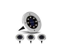 Solaire led chemin extérieur lumière spot lampe cour jardin pelouse paysage étanche 4 pc