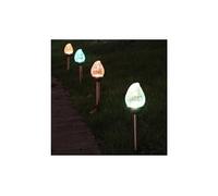 Solaire led coloré chemin extérieur lumière spot lampe cour jardin pelouse paysage lumière 2 pc