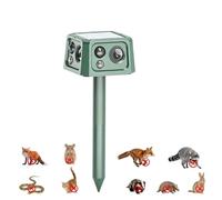 Solaire Répulsif Chat Répulsif Chat Extérieur Ultrason pour Jardin Chien | Répulsif à ultrasons Solaire, Anti-Taupes, Répulsif Ultrason Anti Rongeurs avec Détecteur de Mouvement pour Jardin Animaux