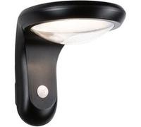Solar Applique d'extérieur LED Diskola Détecteur de mouvement crépusculaire (IR) IP44 180x234mm 3000K 3,5W 400lm 3,7V Anthracite Matière plastique Anthracite G