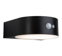 Paulmann Applique solaire Eileen 94570 5,5 W blanc chaud IP44 détecteur de mouvement noir