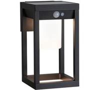Paulmann 94572 Applique extérieur solaire LED Marisol avec détecteur de mouvement IP44, incl. 1x5,5 W blanc chaud, noir, sans fil, matière plastique, 3000 K
