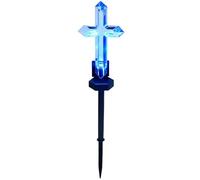 Solar Cross For Cemetery | Outdoor LED Memorial Garden Stake Lights