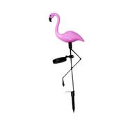 Solar Flamingo Luminaire Extérieur LED Décoratif sur Piquet à Énergie Solaire Étanche pour Embellir Jardin Parc Cour Pelouse Étang Allée Patio et
