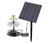Solar Fountain - 3 Tier Water Pump, Solar Powered Outdoor Fountain Kit